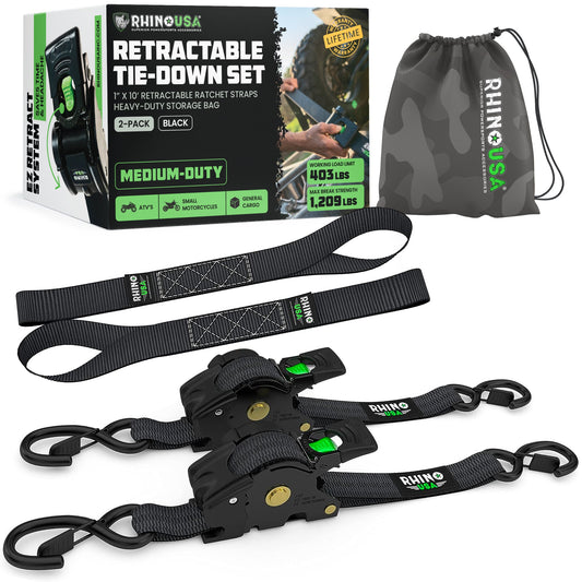 Rhino Retractable Ratchet Strap