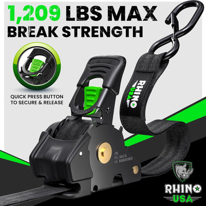 Rhino Retractable Ratchet Strap