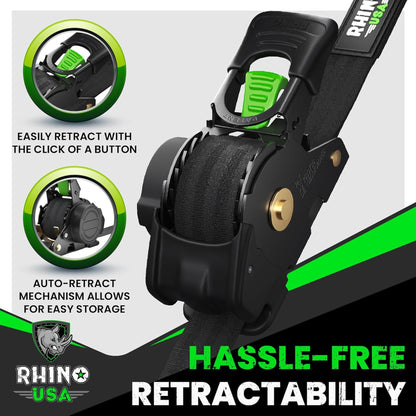 Rhino Retractable Ratchet Strap